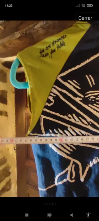 Top Matsumura Negro con Dibujo Geisha