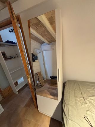 Zapatero blanco de madera