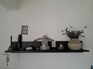 Se regala Mueble de salón negro.