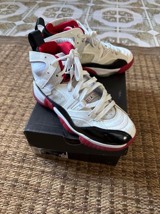 Jordan Air 11 Retro Zapatillas Blancas Rojas