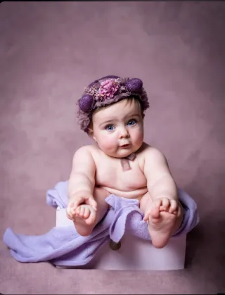 Cajón para fotos newborn y sitter