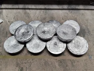 Plomos de pesca limpios