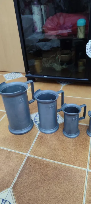 Kit 6 Boccali in Peltro 95%