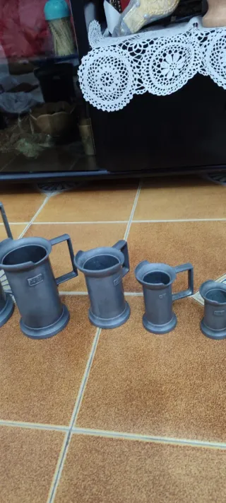 Kit 6 Boccali in Peltro 95%