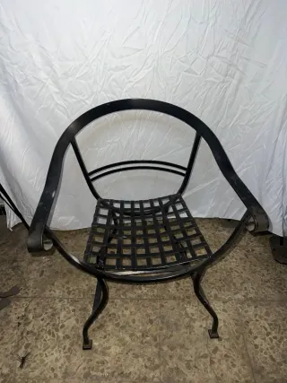 Sillas de Hierro Forjado Fundición