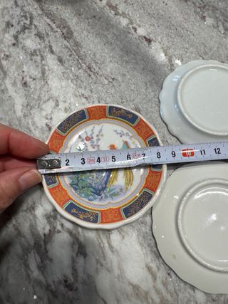 Lote 3 mini platos decorativos chinos