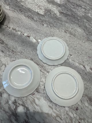 Lote 3 mini platos decorativos chinos