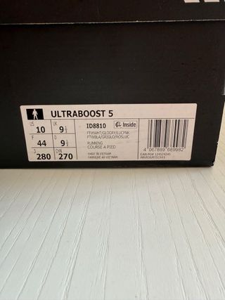 Zapatillas Adidas Ultraboost 5 Running Talla 44