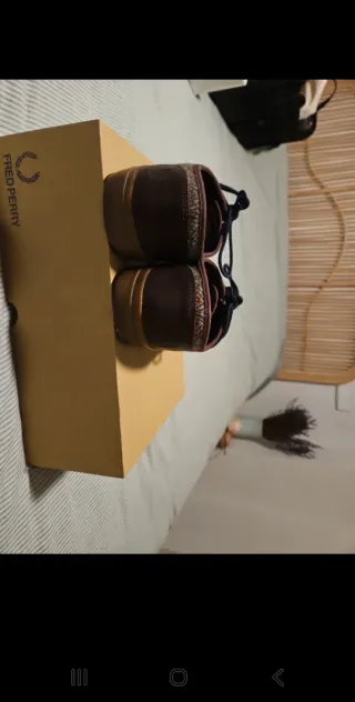 Zapatillas Fred Perry Marrón/Multicolor Talla 42