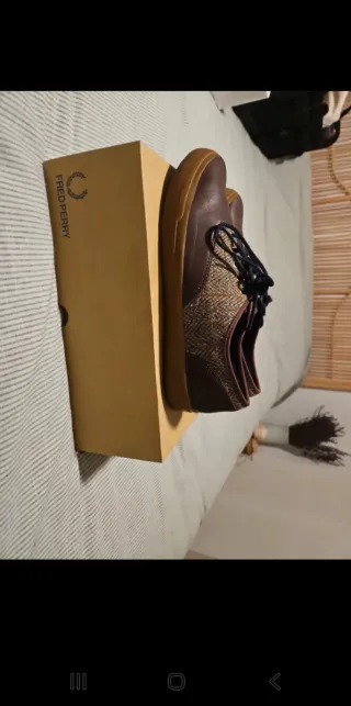 Zapatillas Fred Perry Marrón/Multicolor Talla 42