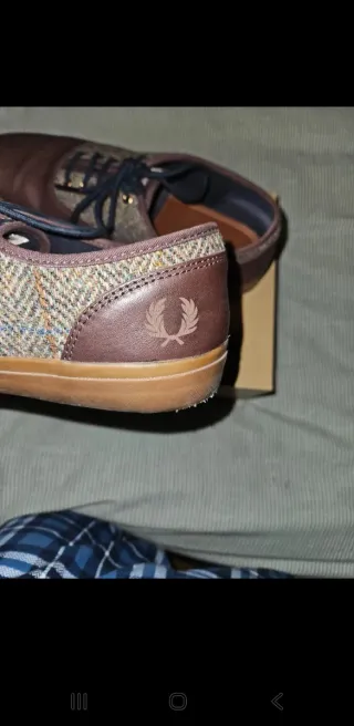 Zapatillas Fred Perry Marrón/Multicolor Talla 42