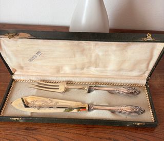 Set posate da portata Argento 800