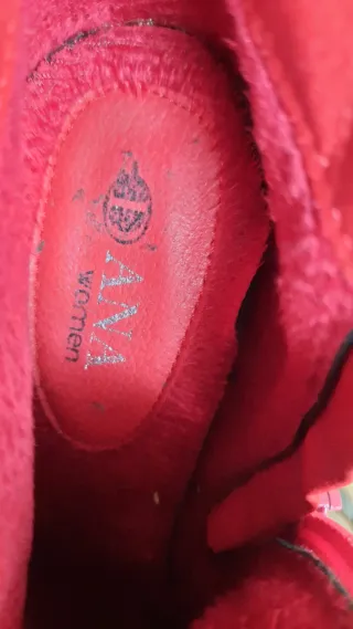 Botines fuxia de piel