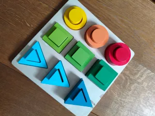 Lote Juguetes Madera y Osito Tito libro