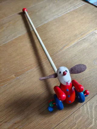 Lote Juguetes Madera y Osito Tito libro