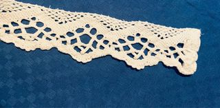 Set pizzo uncinetto bianco