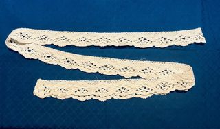 Set pizzo uncinetto bianco
