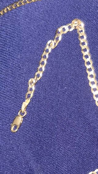 Joya dorada, cadena de oro 14k solida