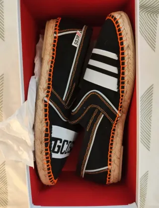 Espadrillas GCDS Nere e Arancioni