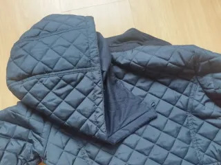 Cazadora niña acolchada azul talla 12