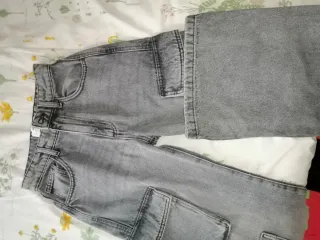 Jeans Cargo Gris Cotton On Talla XS