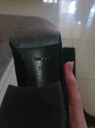 Botas altas Uterqüe piel vuelta talla 36