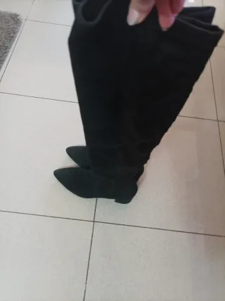 Botas altas Uterqüe piel vuelta talla 36