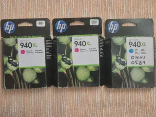 Tinta HP 940XL Magenta y Cyan