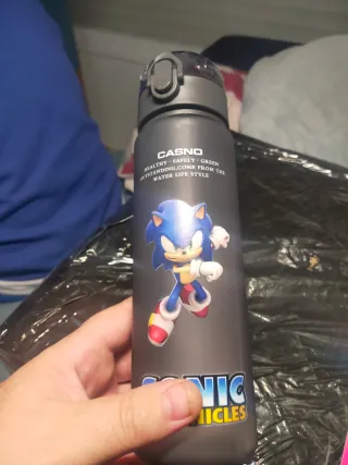 Lote de juguetes: Playmobil, coche y botella