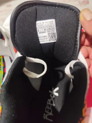 Zapatillas Reebok Blancas Multicolores