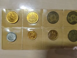 Lote de 10 monedas de Egipto