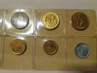 Lote de 10 monedas de Egipto