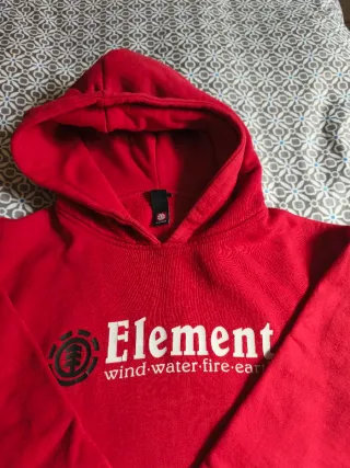 Sudadera Element Niño Roja