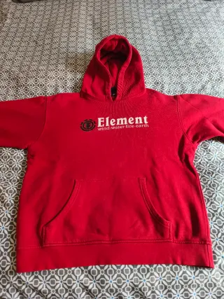 Sudadera Element Niño Roja