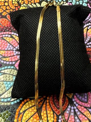 Collar Serpiente Plana Oro