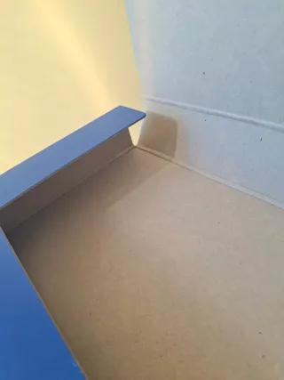 4 Carpetas Archivadoras Azul Grandes nuevas