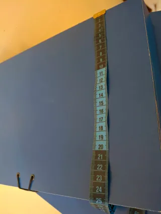 4 Carpetas Archivadoras Azul Grandes nuevas