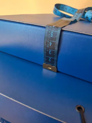 4 Carpetas Archivadoras Azul Grandes nuevas