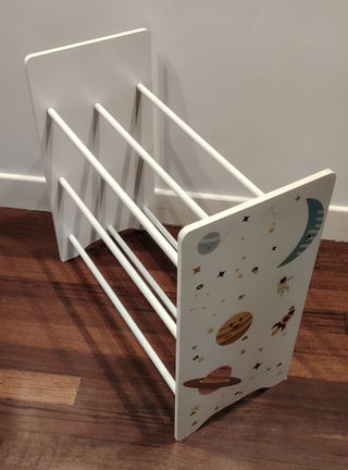 Zapatero infantil espacial blanco