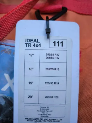 Cadenas para nieve 4x4 IDEAL TR