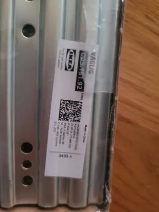 Guía Corredera Lavavajillas IKEA VAGLIG