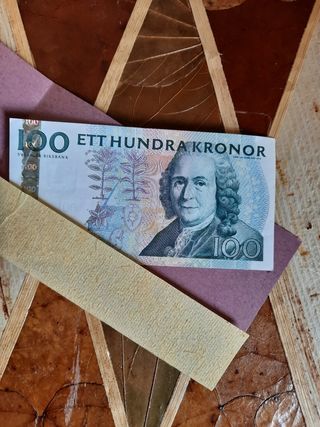 Billete sueco Antiguo, oferta enero.