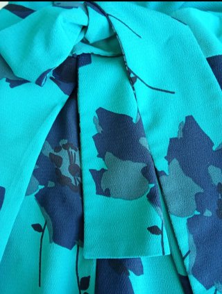 Conjunto Elogy floral verde.