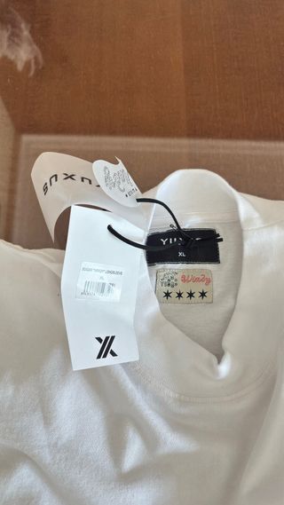 Camiseta YUXUS Manga Larga Blanca Talla XL
