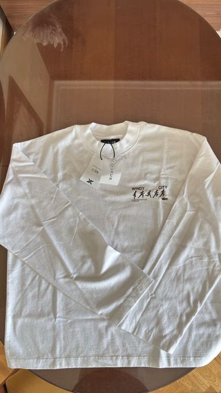 Camiseta YUXUS Manga Larga Blanca Talla XL