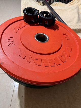 Discos Bumper Maniak 5 y 10 kg