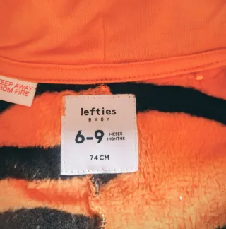 Disfraz infantil tigre.