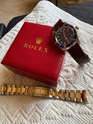 Orologio Automatico Oro Blu