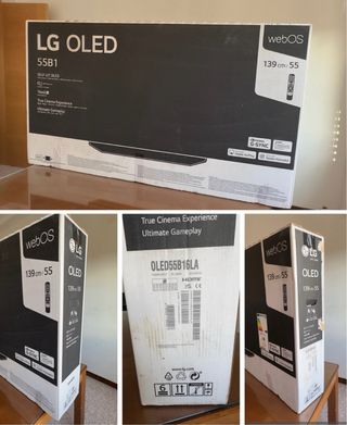 Televisor 55” LG OLED55B16LA. Con caja
