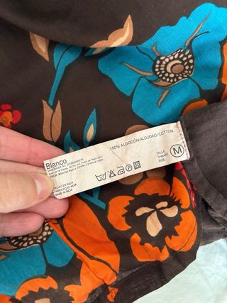 Vestido largo halter estampado floral